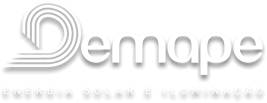 Demape logo - branco